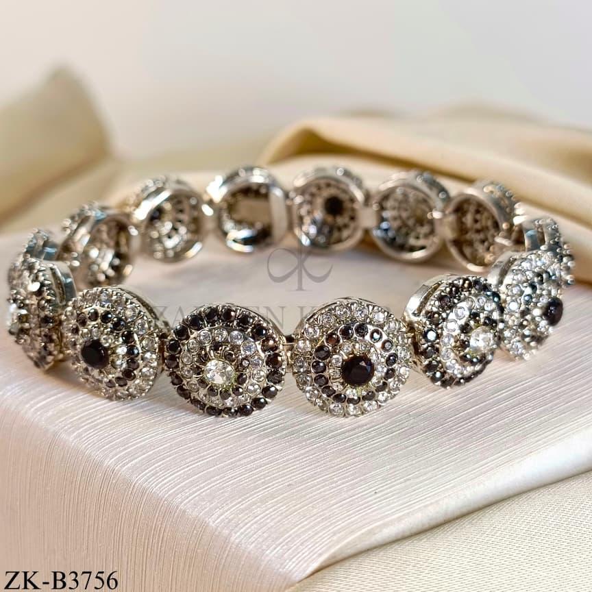 ZIRCONIAN SILVER BANGLE