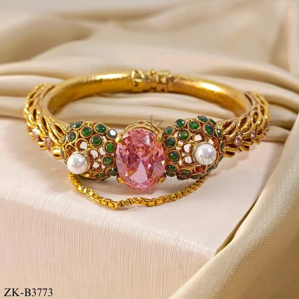 PINK STONE BANGLE