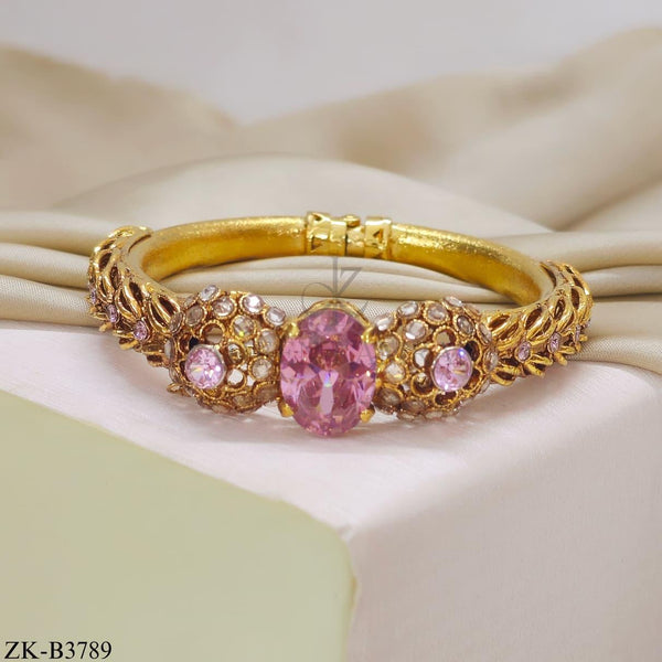 PINK STONES BANGLE