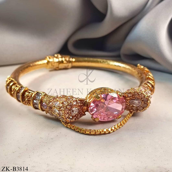 PINK STONE BANGLE