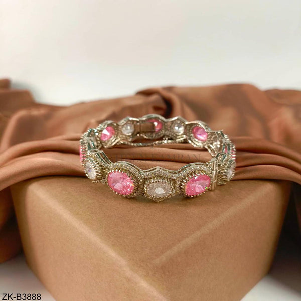 PINK STONES BANGLE