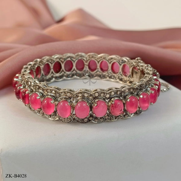 PINK STONES BANGLE