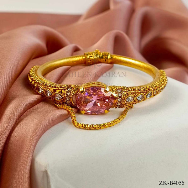 PINK STONE BANGLE