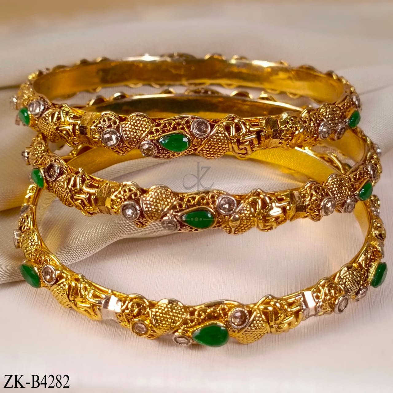 EMERALD BANGLES
