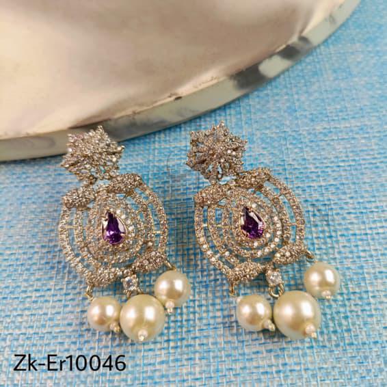 ZIRCONIAN SILVER EARRINGS