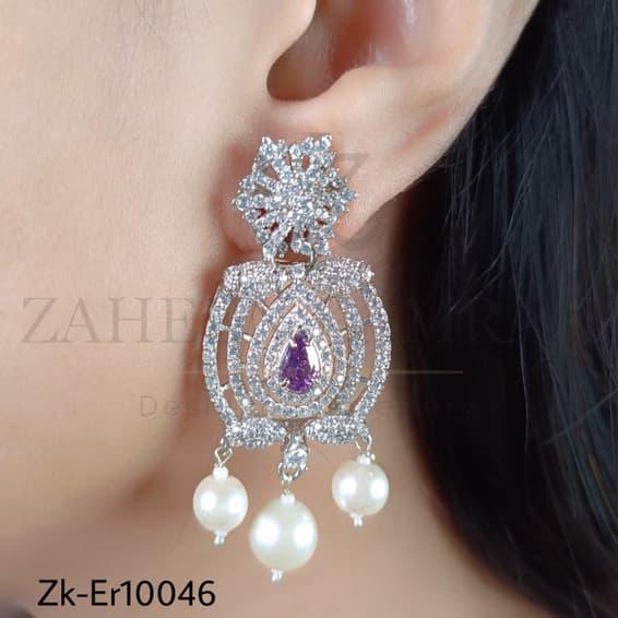 ZIRCONIAN SILVER EARRINGS