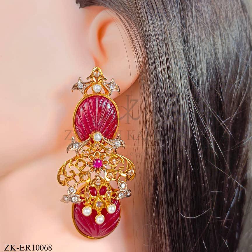 GARNET EARRINGS