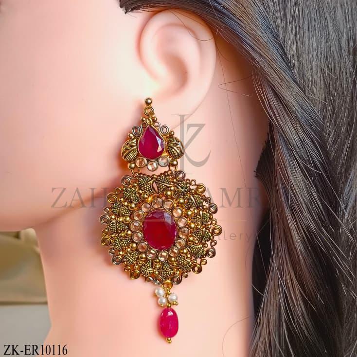 GARNET EARRINGS