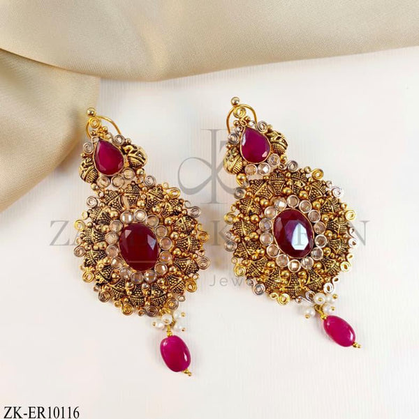 GARNET EARRINGS