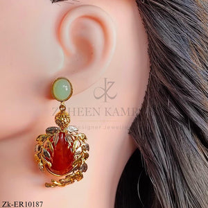 GARNET EARRINGS