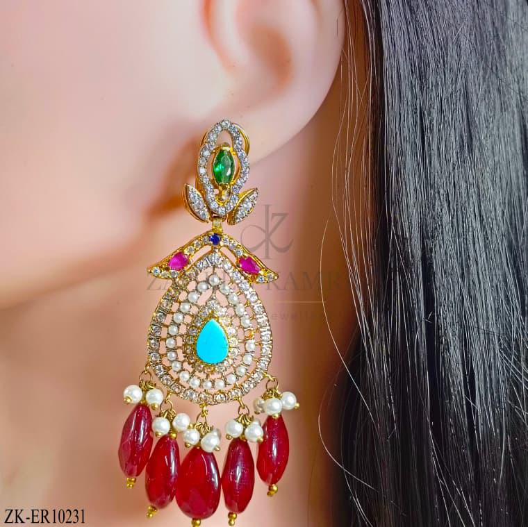 GARNET EARRINGS