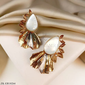 WHITE OPAL EARRINGS