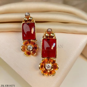 GARNET EARRINGS