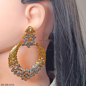 SMOKY STONES EARRINGS