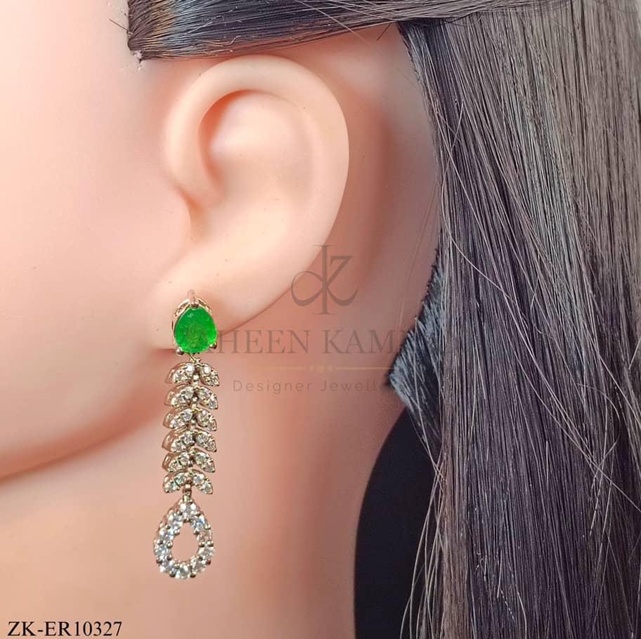 ZIRCONIAN SILVER EARRINGS