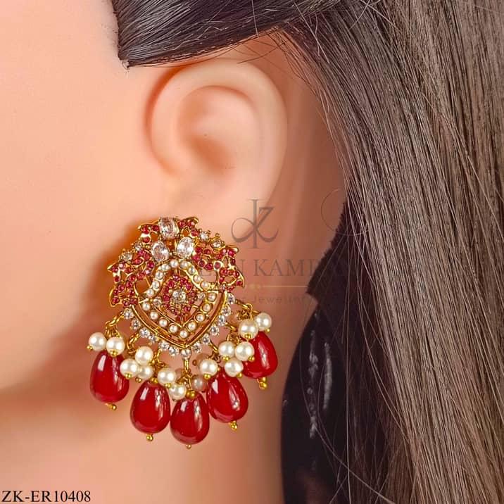 GARNET EARRINGS
