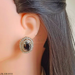 OVATE SILVER EARRINGS