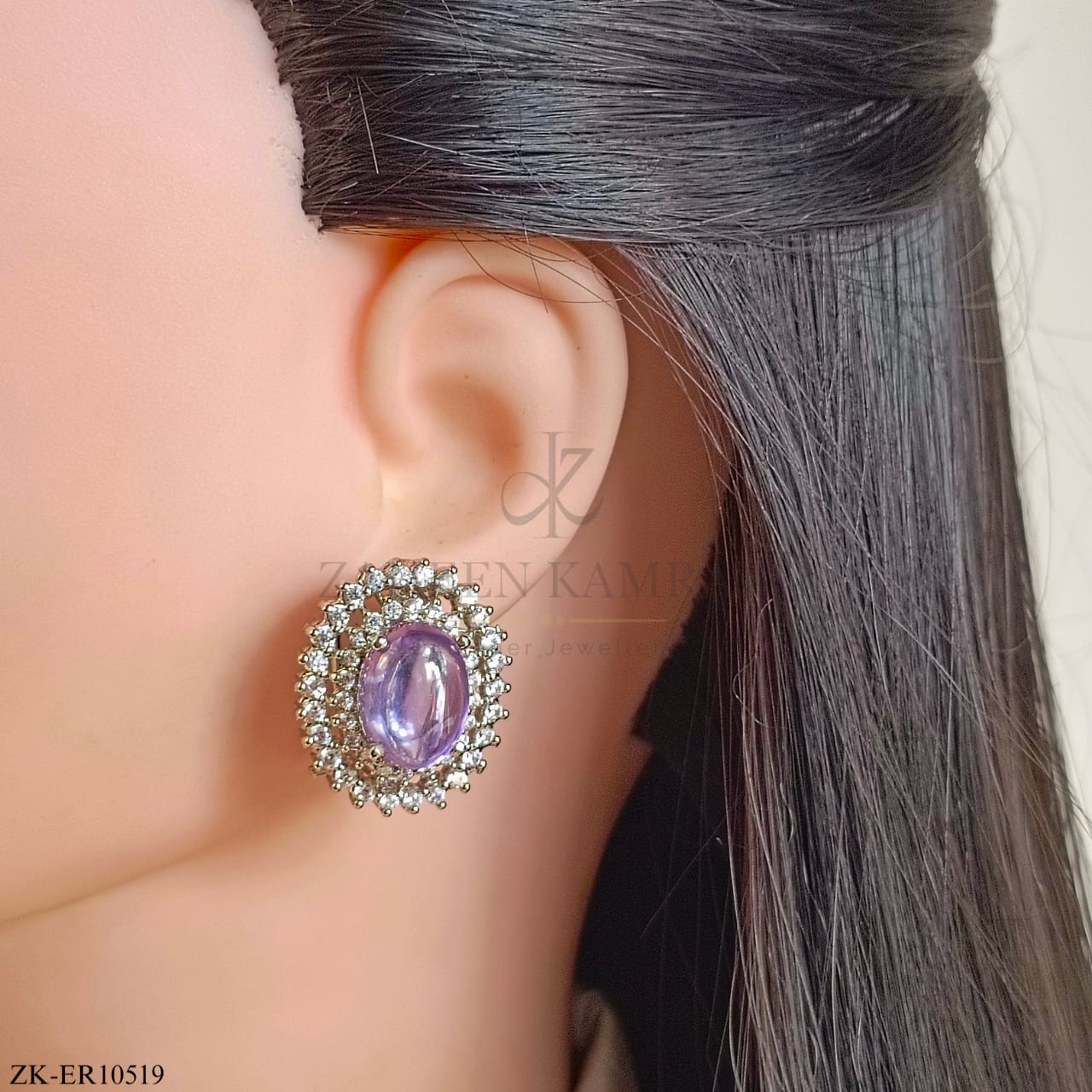 OVATE SILVER EARRINGS