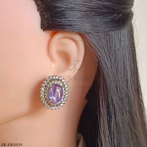 OVATE SILVER EARRINGS