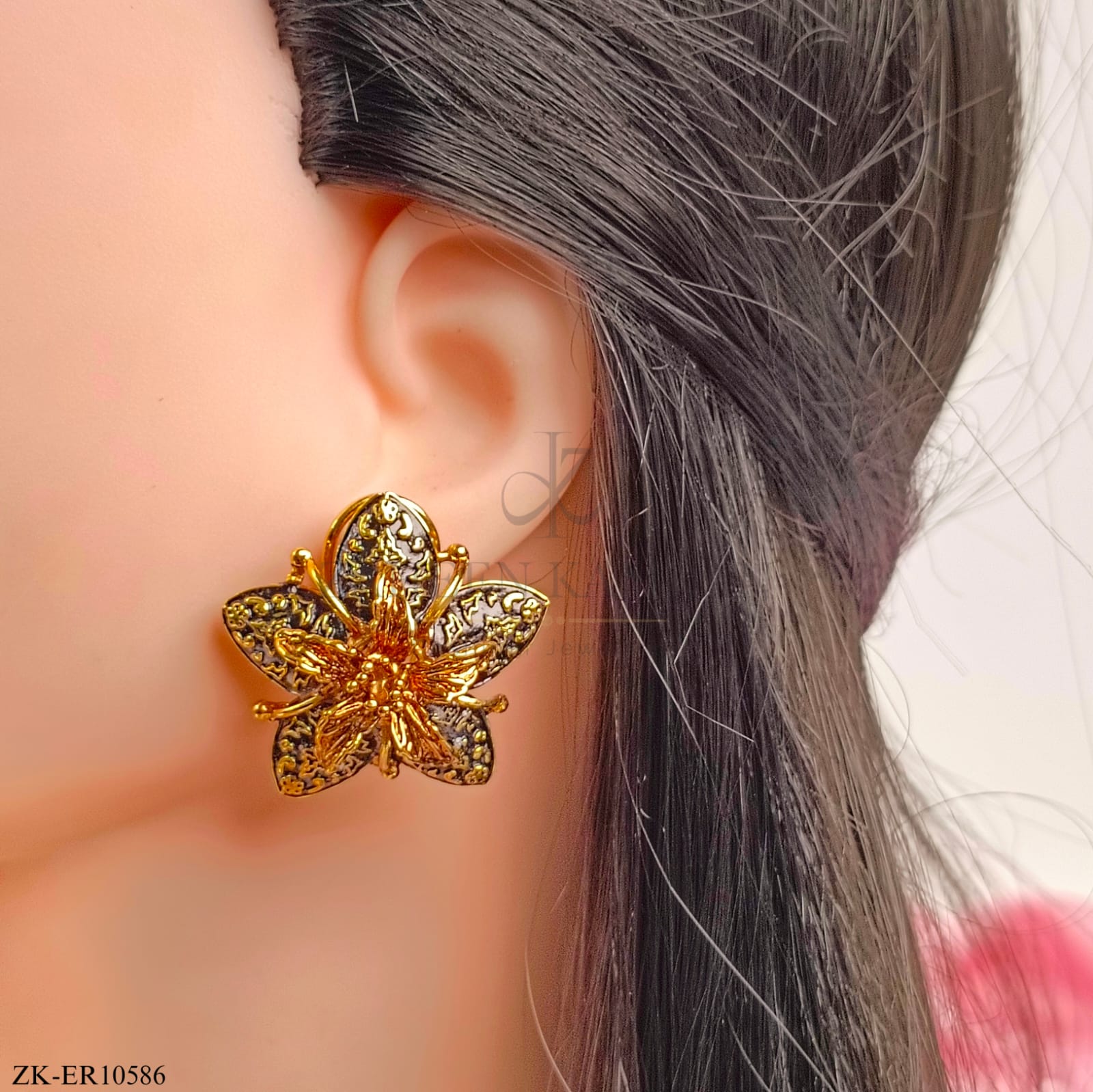 ANTIQUE STAR EARRINGS