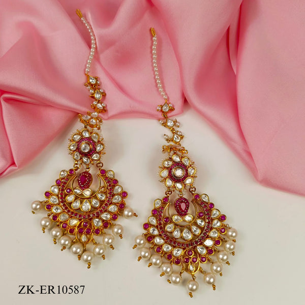 RUBY KUNDAN EARRINGS