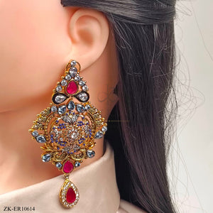 SMOKY STONES EARRINGS
