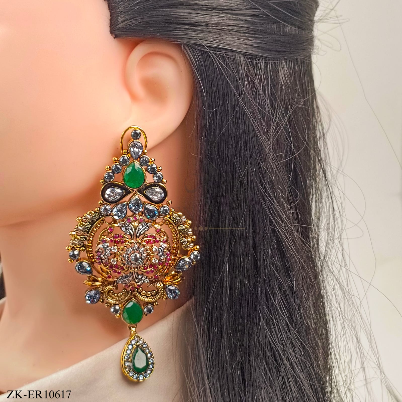 SMOKY STONES EARRINGS
