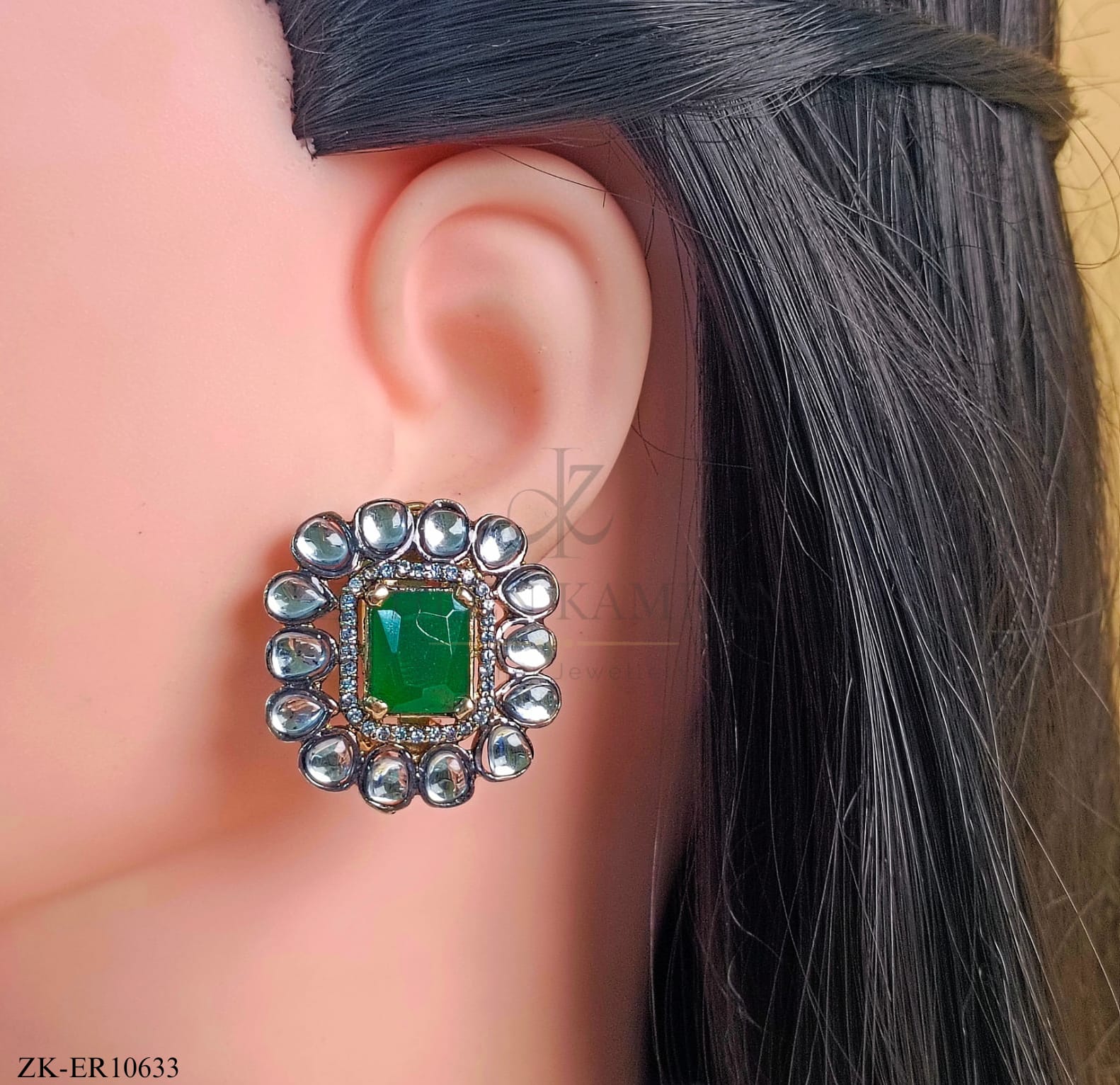 SMOKY STONES EARRINGS