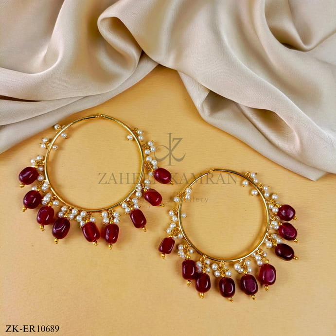 GARNET EARRINGS