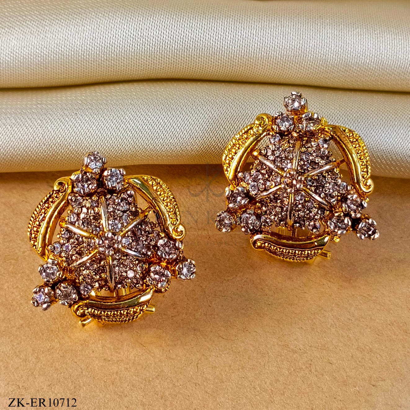 COFFEE STONES EARRINGS