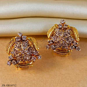 COFFEE STONES EARRINGS