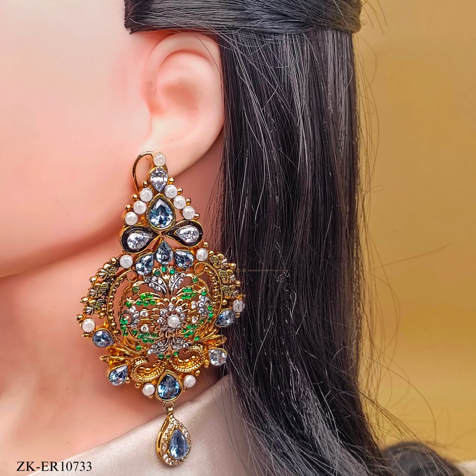 SMOKY STONES EARRINGS