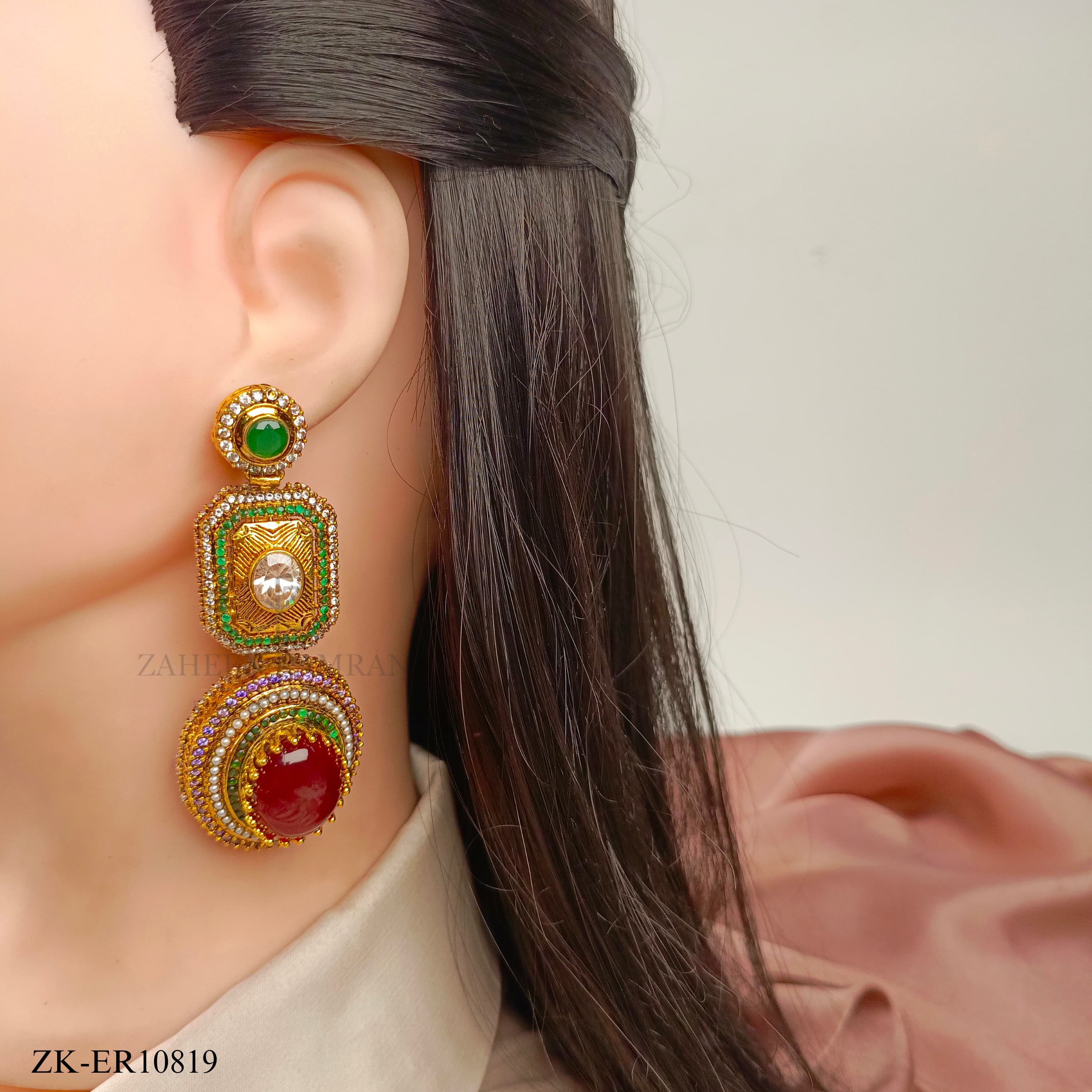 GARNET EARRINGS