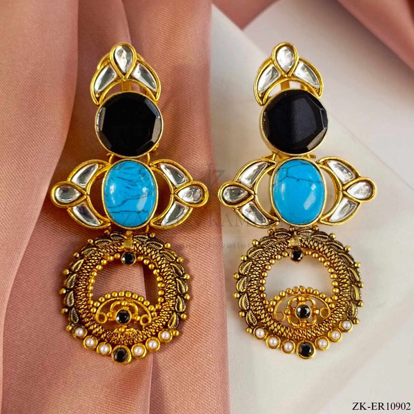 ANTIQUE FEROZA EARRINGS