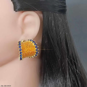 YELLOW JADE EARRINGS