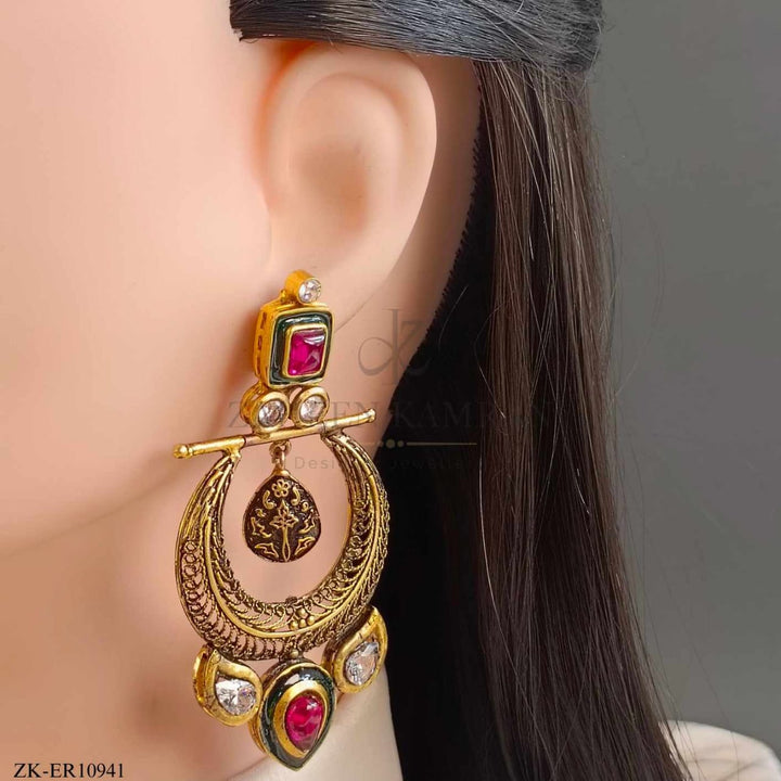ANTIQUE RUBY EARRINGS