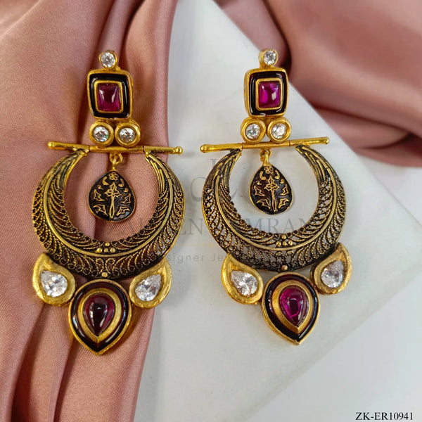 ANTIQUE RUBY EARRINGS