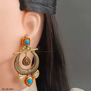 ANTIQUE FEROZA EARRINGS