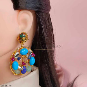 MULTI STONES EARRINGS