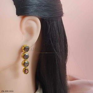 COFFEE STONES EARRINGS