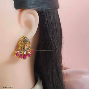 ANTIQUE RUBY EARRINGS