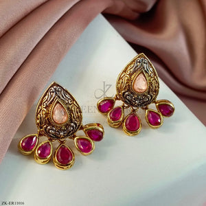 ANTIQUE RUBY EARRINGS