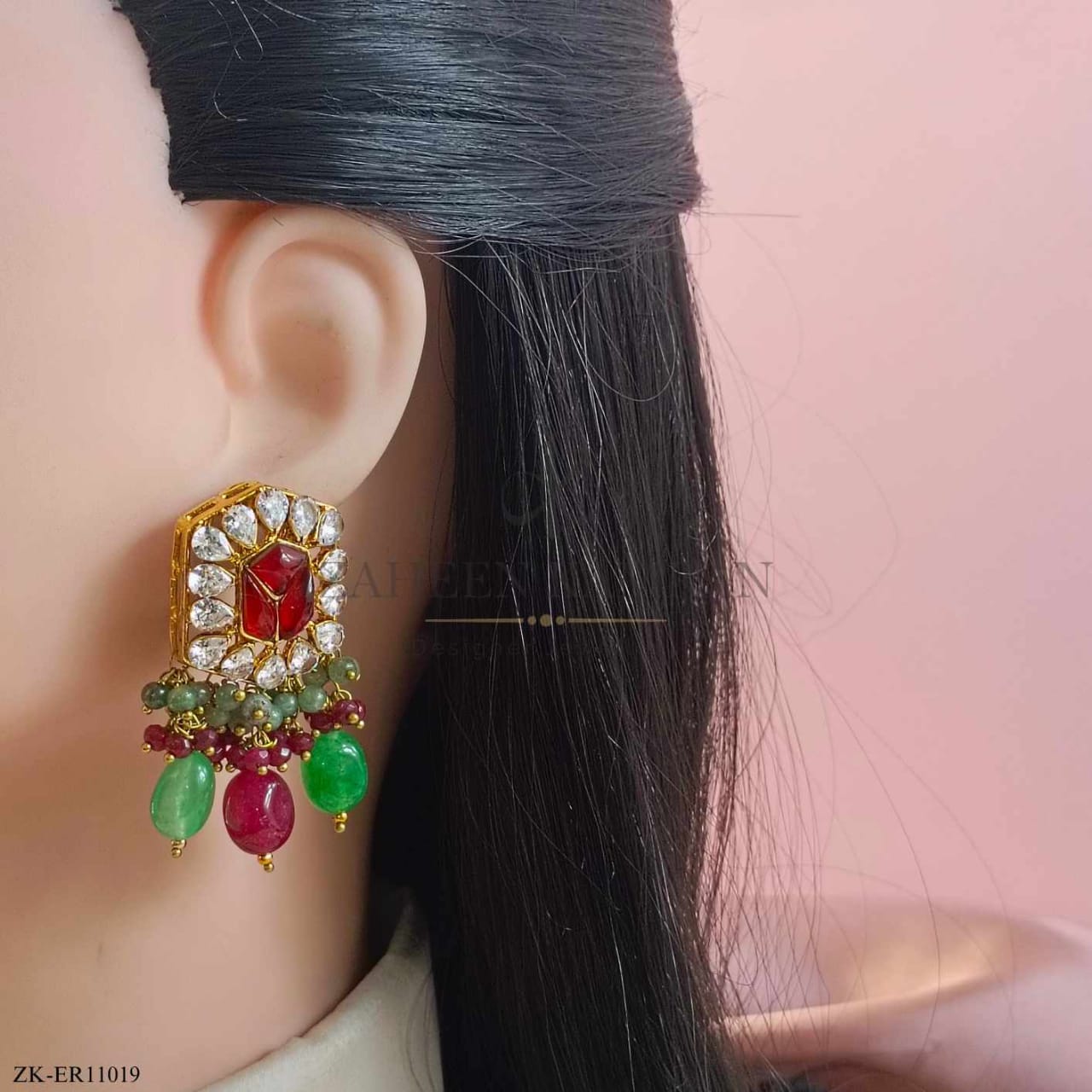 GARNET EARRINGS