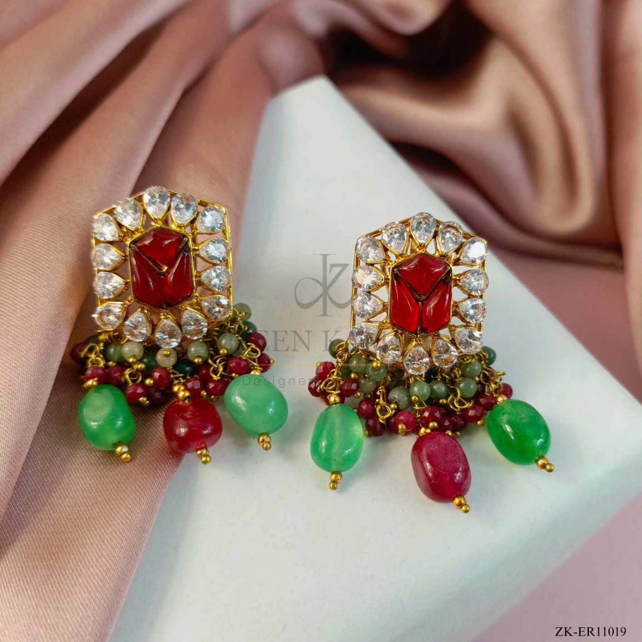 GARNET EARRINGS