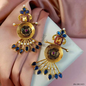 ANTIQUE SAPPHIRE EARRINGS