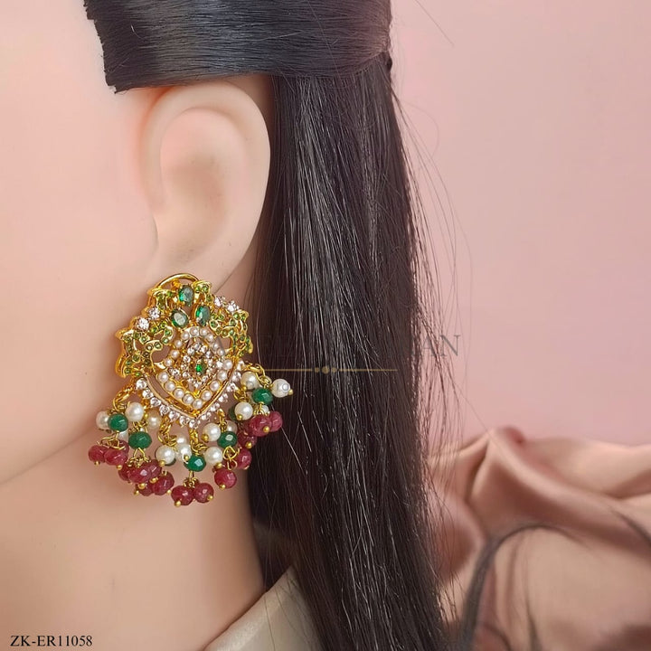 GARNET EARRINGS