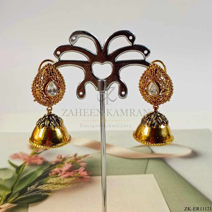 ANTIQUE SHEESH EARRINGS