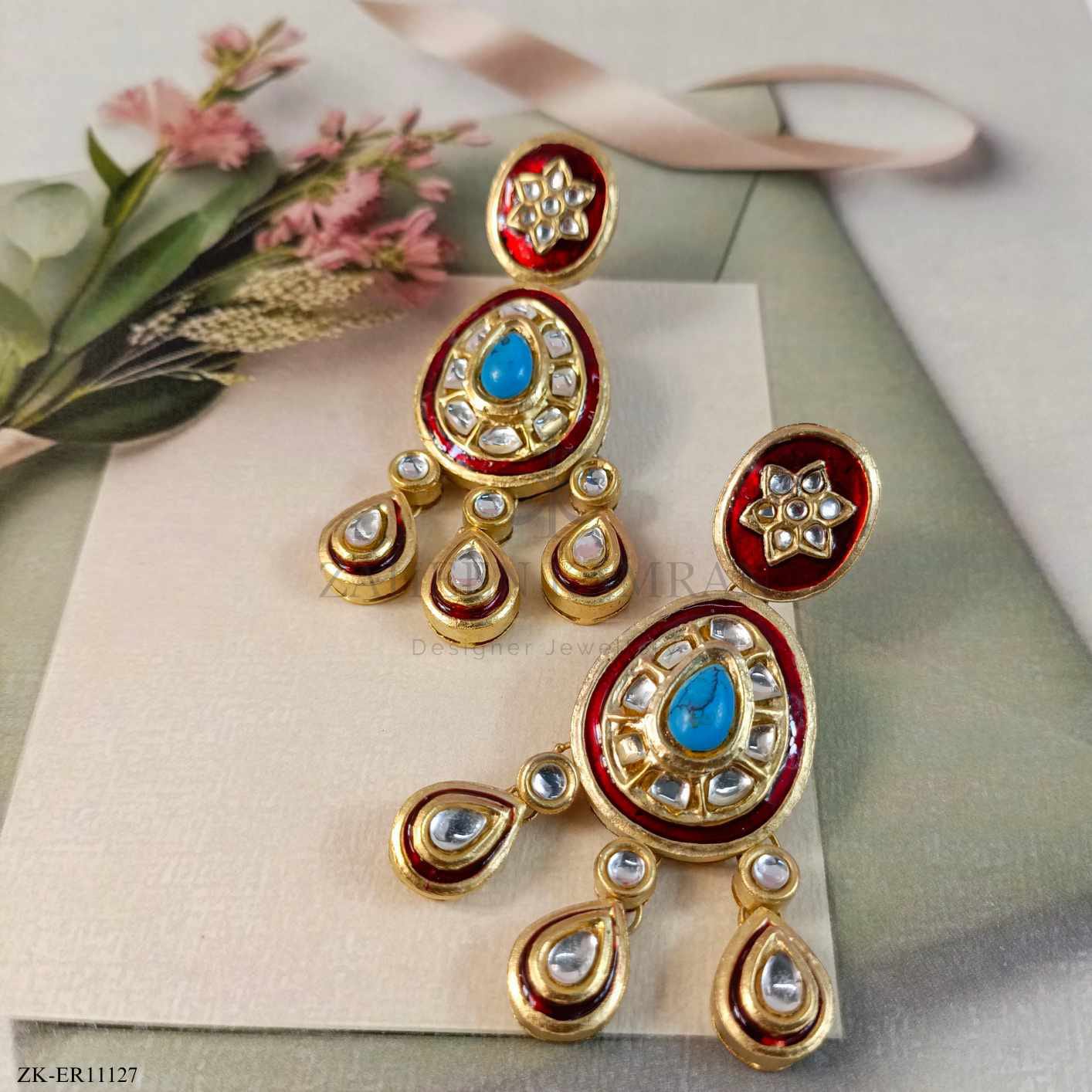 KUNDAN EARRINGS