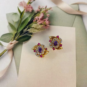 AMETHYST EARRINGS