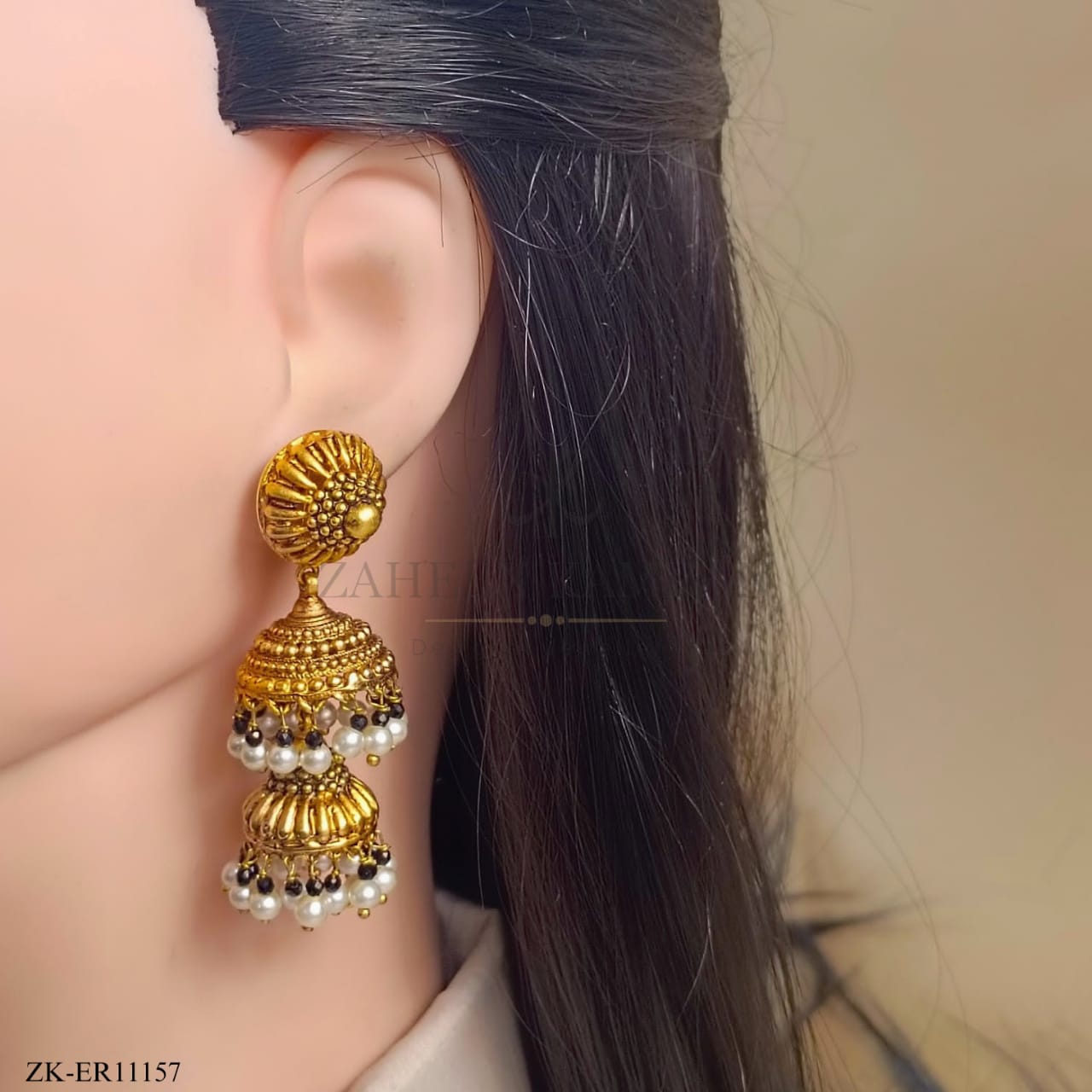 ANTIQUE SAPPHIRE EARRINGS